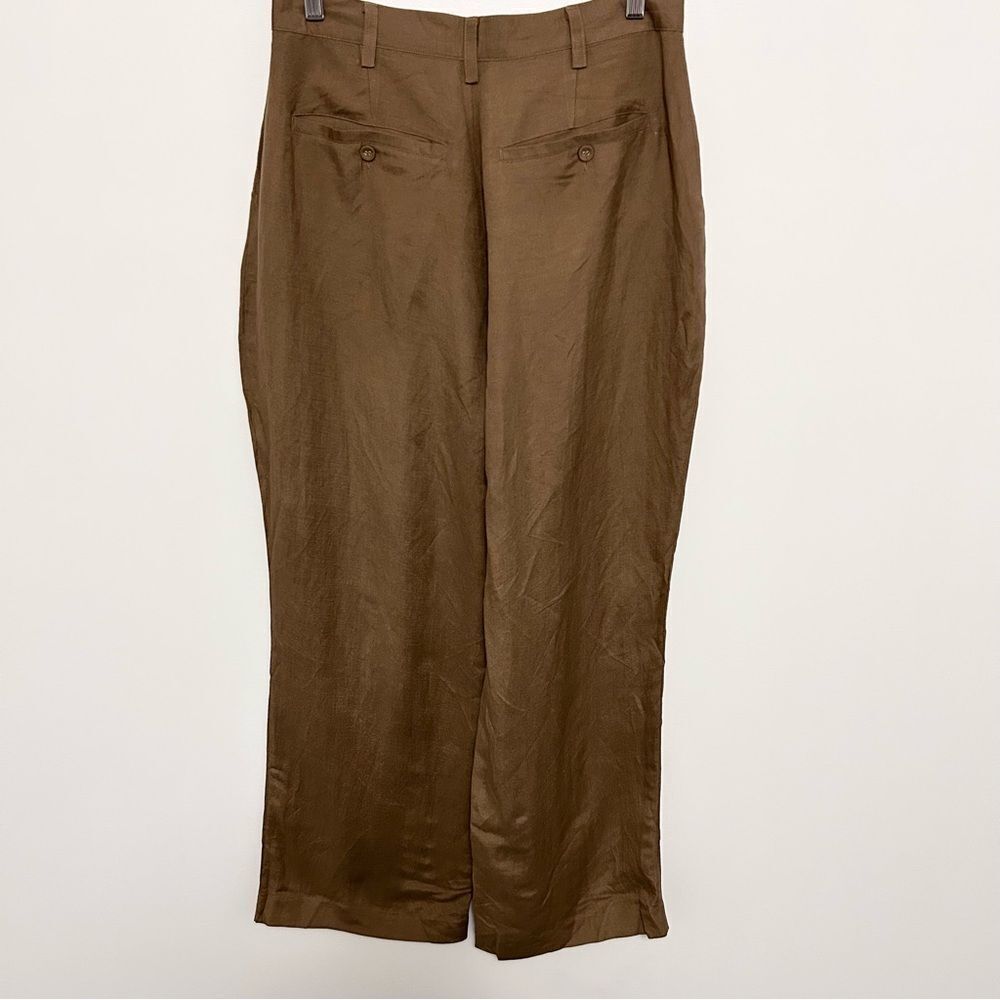Rolla's Chloe Pleated Linen Blend Pants Size 12 - Picture 8 of 12